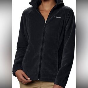 Columbia fleece black medium